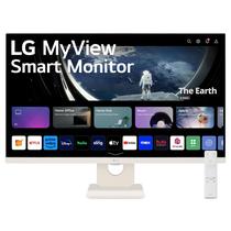 Monitor inteligente LG 27SR50F-W MyView 27" FHD IPS webOS 23 Branco