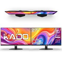 Monitor Kado E27 Duplo 27" 1080p 75 Hz HDMI com alto-falantes, 2 unidades
