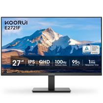 Monitor KOORUI QHD de 27 polegadas (2560x1440) IPS com taxa de atualização de 100 Hz