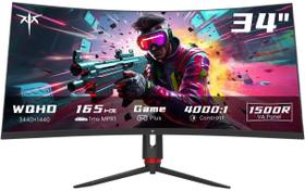 Monitor KTC Ultrawide 34" WQHD 3440x1440 165 Hz curvado