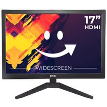 Monitor Led 17.1" Prizi Slim Widescreen 16:9, 5Ms. 60Hz Preto - PZ0017MHDMI