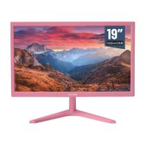 Monitor Led 19" Mymax 60hz Hdmi Vga Rosa