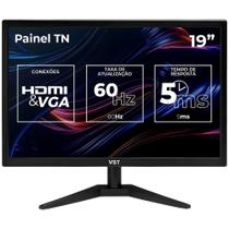 Monitor Led 19, Vst 60Hz, 19 Polegadas, Hd, 5Ms, Hdmi/Vga