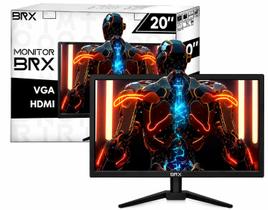 Monitor Led 20 Brx Mbrx201bk Hdmi/vga, Hd, 60hz, Preto Monitor Led 20 Brx Mbrx201bk Hdmi/vga, Hd, 60hz, Preto