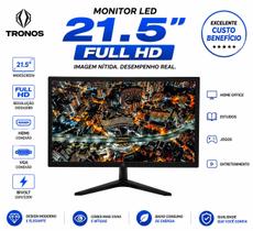 Monitor LED 20 Polegadas Tronos HDMI e VGA HD 1440x900 VESA Bivolt Preto TRS20WV