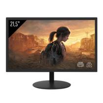 Monitor LED 21.5 Polegadas Full HD HDMI e VGA Preto Widescreen 110V 220V Bivolt Tronos