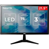 Monitor Led 21,5 Polegadas, Szl Tn, Fhd, 3Ms, 75Hz, Hdmi/Vga