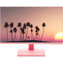Monitor LED 24 Polegadas Rosa Aitek Tela Full HD 100Hz
