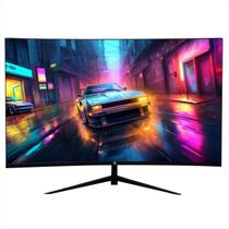Monitor LED 27 Brazil PC BPC-27R15-180 - Full HD, 180Hz, 1ms - VA, Curvo, Frameless, Antirreflexo - DP/HDMI/USB - Preto