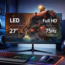 Monitor LED 27" Full HD 1920x1080 IPS Widescreen 75Hz HDMI VGA Som Integrado D-MNS270