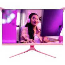 Monitor Led 27 Rosa gamer Aitek Tela Full HD 1920x1080 100Hz