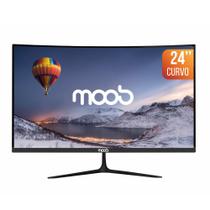 Monitor LED Full HD 24" MOOB Curvo Preto