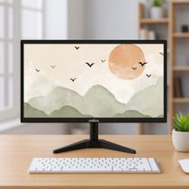 Monitor LED HD 20 Polegadas Tela 16:9 Conexão HDMI VGA 5ms para PC Escritório Notebook D-MN200