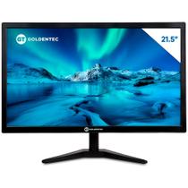 Monitor LED HD 21,5" Goldentec, Widescreen, HDMI e VGA, 60Hz, 110/220V Monitor LED HD 21,5" Goldentec, Widescreen, HDMI e VGA, 60Hz, 110/220V