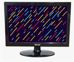 Monitor Led Tronos 15.4" LED Widescreen Preto