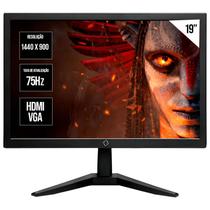 Monitor LED Tronos 19", Resolução 1440x900, 75Hz, HDMI, VGA e VESA, Bivolt, Preto - TRS-HK19WY