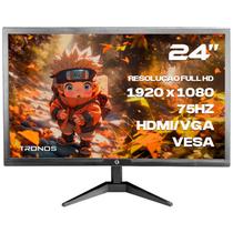 Monitor LED Tronos 24" TRS-24WV, Resolução Full HD 1920x1080, 75Hz, VGA e HDMI, VESA - Preto Monitor LED Tronos 24" TRS-24WV, Resolução Full HD 1920x1080, 75Hz, VGA e HDMI, VESA - Preto