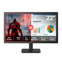 Monitor LG 22" Full HD 120Hz 1ms VA HDR 22U403A Bivolt Monitor LG 22" Full HD 120Hz 1ms VA HDR 22U403A Bivolt
