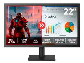 Monitor LG 22" Full HD 120Hz 1ms VA HDR 22U403A Bivolt