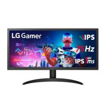 Monitor LG 25,7” 26WQ500 Gamer Ultrawide FHD 1ms 75Hz HDMI FreeSync