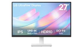 Monitor LG 27 IPS UHD 60Hz IPS 5ms UltraFine Branco HDMI DP 27US500W