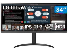 Monitor LG 34” LED IPS - Ultra Wide - Full HD - 34WP550 Monitor LG 34” LED IPS - Ultra Wide - Full HD - 34WP550