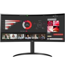 Monitor LG 34WR55QC-B Curvo UltraWide WQHD HDR10 de 34 polegadas