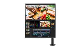 Monitor LG Ergo DualUp - Tela Nano IPS 28" , 16:18, SDQHD (2560X2880), USB-C, HDMI (x2) /DisplayPort, 98% DCI-P3, HDR10, PBP e KVM - 28MQ780-B
