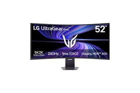 Monitor LG Evo UltraGear 52G930B-B 52", Tela Curva 1000R, 5K2K, 1 ms (GtG), 240Hz, VESA DisplayHDR 600, AMD FreeSync Premium