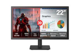 Monitor LG FHD Home Office 22U403A.B 22 Polegadas 1ms 120Hz HDMI Bivolt Grafite
