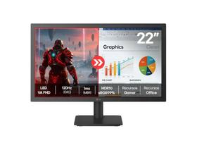 Monitor LG Gamer 22 FHD VA 120HZ 1MS HDMI HDR10 - 22U403A-B.AWZM Monitor LG Gamer 22 FHD VA 120HZ 1MS HDMI HDR10 - 22U403A-B.AWZM
