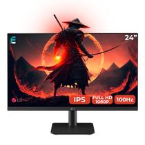 Monitor LG Gamer 24" Full HD IPS 100Hz - 24MS500-B