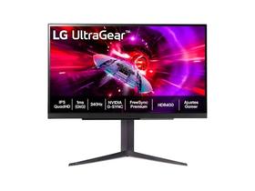 Monitor LG Gamer 27 Ultragear 2K QHD 240HZ 1MS IPS Altura e Rotacao - 27GR83Q