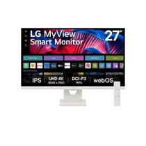 Monitor LG MyView Smart 27" IPS, WebOS, ThinQ Home, Air Play, Screen Share, Bluetooth - 27SR73U-W