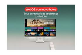 Monitor LG MyView Smart 27SR73U-W Tela IPS 4K 27", WebOS, ThinQ Home, Air Play, Screen Share, Bluetooth