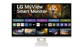 Monitor LG MyView Smart 32SR73U-W Tela UHD 4K 32", WebOS, ThinQ Home, Air Play, Screen Share, Bluetooth