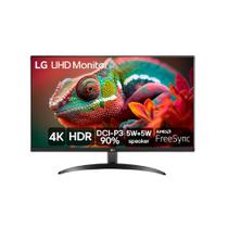 Monitor LG Ultra 32", 4K Ultra HD, FreeSync, MaxxAudio, HDR, HDMI e Display Port, Preto