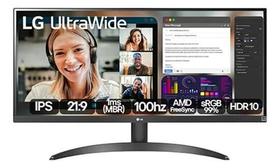 Monitor LG UltraWide 29WQ500BB Tela IPS de 29, 219, Full HD, 1ms MBR, 100Hz, sRGB 99, HDR10 Monitor LG UltraWide 29WQ500BB Tela IPS de 29, 219, Full HD, 1ms MBR, 100Hz, sRGB 99, HDR10