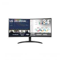 Monitor LG UltraWide Curvo 34WR50QK-B QuadHD 2K de 34”, PBP, sRGB 99%, HDR10, 100Hz