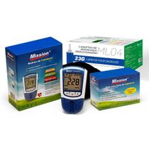 Monitor Lipídico Mission + 25 Tiras Colesterol + 100