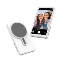 Monitor Magnético Para Vlog E Selfie Com Tela, Câmera Traseira Sem Fio Para Transmissão Ao Vivo E Monitor Magnético Para Vlog E Selfie Com Tela, Câmera Traseira Sem Fio Para Transmissão Ao Vivo E