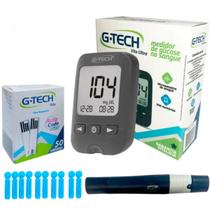 Monitor Medidor De Glicose G-tech Vita Ultra Kit + 50 Tiras