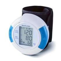 Monitor Medidor de pressão arterial digital de pulso HC075 fácil de usar Multilaser