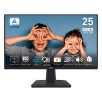 Monitor MSI PRO MP251 25" FHD, Tela Flat, IPS, 100hz, 1ms-4ms, HDMI e VGA, Anti-reflexo, Alto-falantes Embutidos, Preto - 9S6-3PC2CM-001