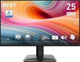 Monitor MSI PRO MP252 E2 24,5 polegadas 1920 x 1080 FHD 120 Hz 1 ms