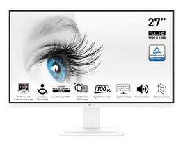 Monitor MSI Pro MP273AW 27" 1920x1080 FHD IPS 100Hz Branco Monitor MSI Pro MP273AW 27" 1920x1080 FHD IPS 100Hz Branco