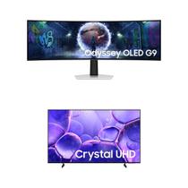 Monitor Odyssey OLED G9 49" + Smart TV 58" Crystal UHD 4K