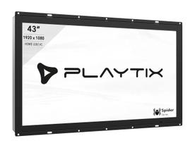 Monitor Open Frame Touch Screen Infravermelho 43 Polegadas Playtix Spider Advance Multitouch