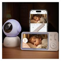 Monitor para Bebé BOIFUN 2K HD 5" WiFi con Detección de Movimientos, Llanto e IA