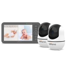 Monitor para Bebê Levana Nala 5,5" 1080P 2 Câmeras Alcance de 300m